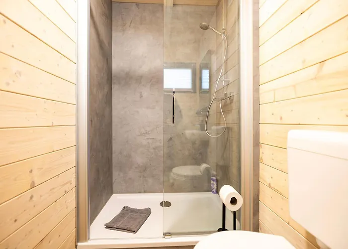 Nora Tiny House Direkt Am - Sauna - Klima Holiday home Massen-Niederlausitz