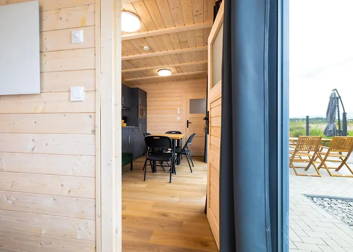 Nora Tiny House Direkt Am - Sauna - Klima Holiday home Massen-Niederlausitz