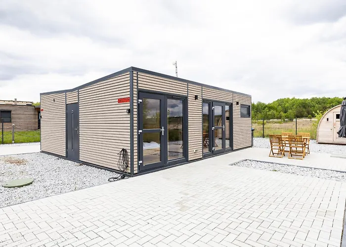 Nora Tiny House Direkt Am - Sauna - Klima Holiday home Massen-Niederlausitz